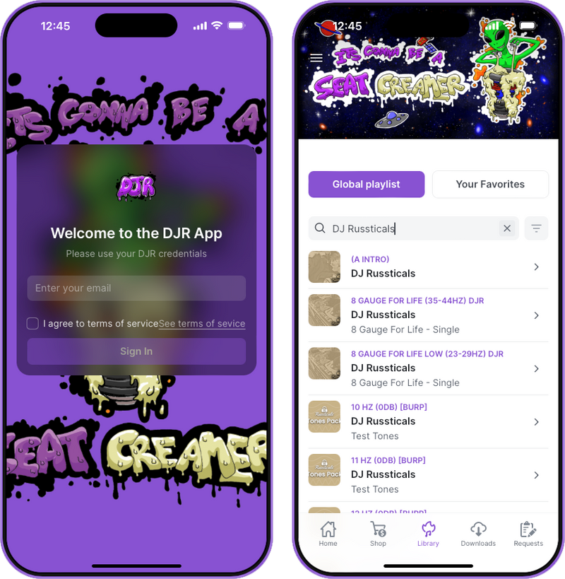 DJR App + Subscription DJ Russticals